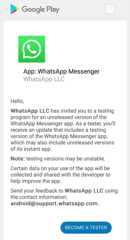 How to WhatsApp beta version in 2023